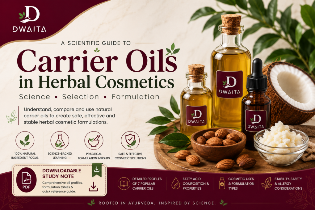 Mastering Carrier Oils: A Scientific Guide to Herbal Cosmetic Formulation